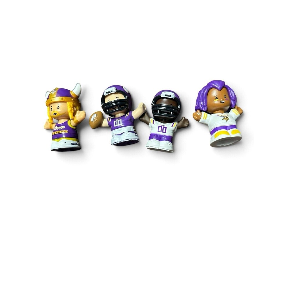 Minnesota Vikings 4-Piece NFL Little People Collector Set